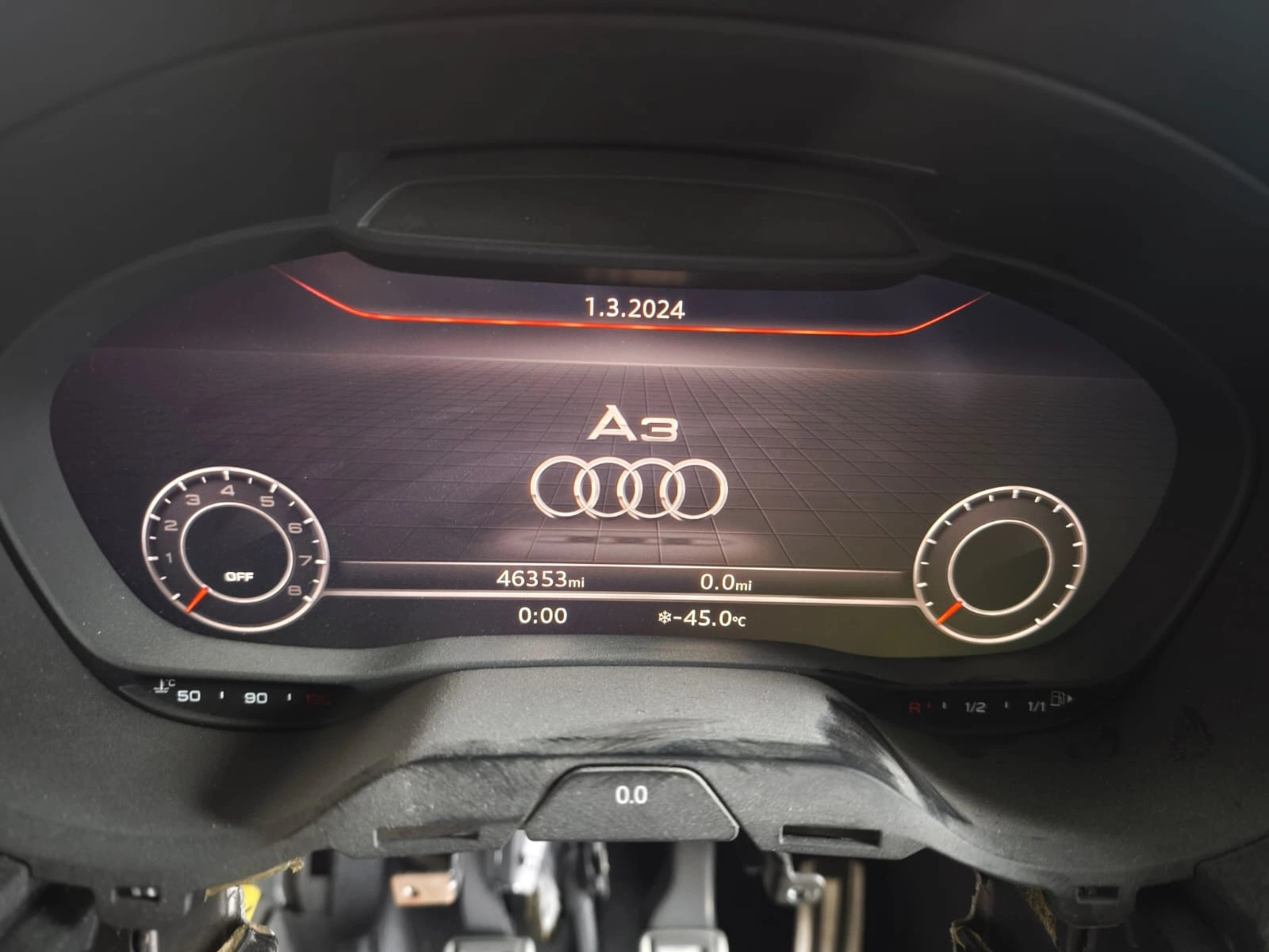 dials dials display VIRTUAL COCKPIT AUDI A3 8V LIFT 8V0920790B