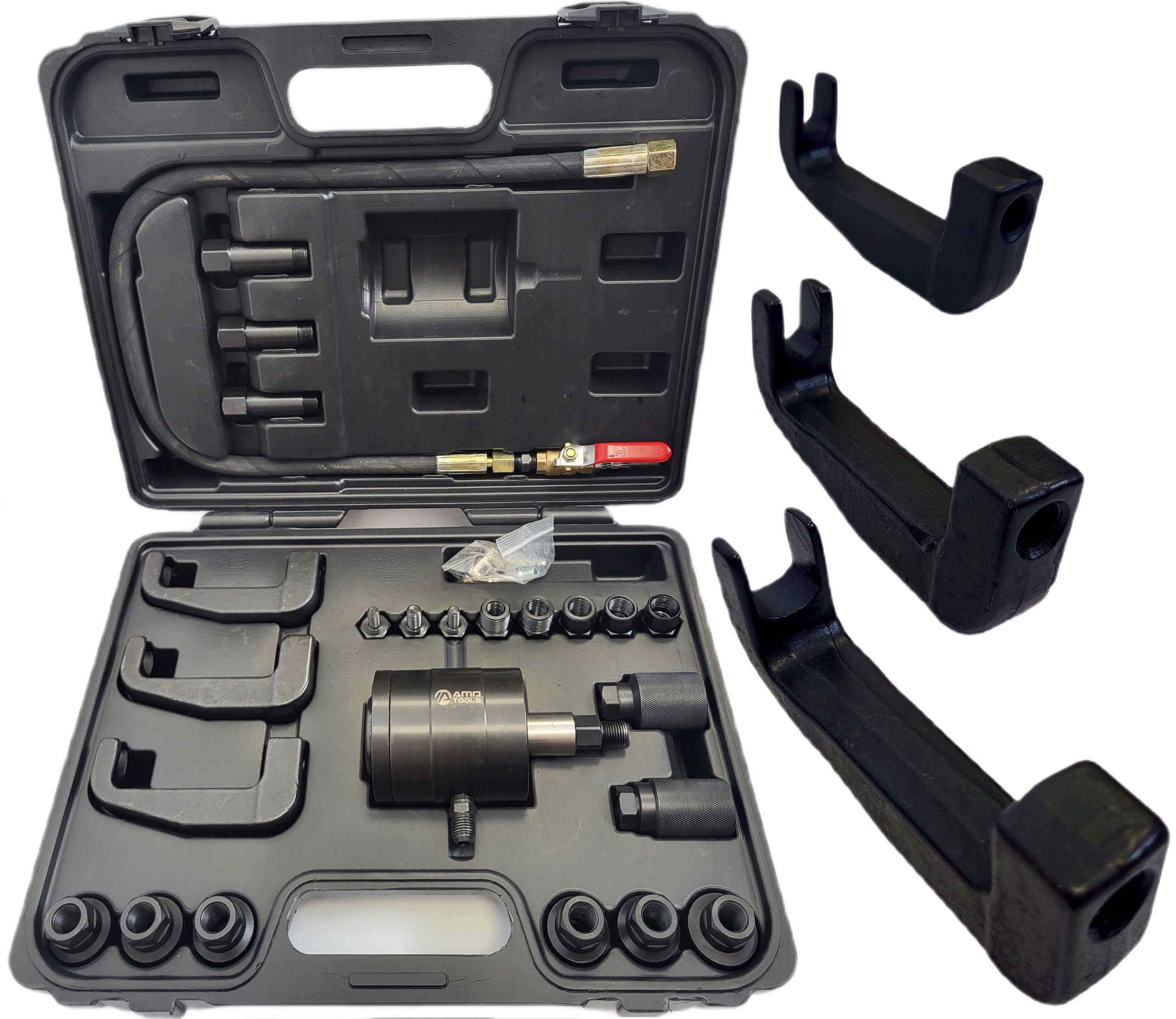 Stahovák Vstřikovačů Diesel Pneumatický Puller Kompletní Sada – Max