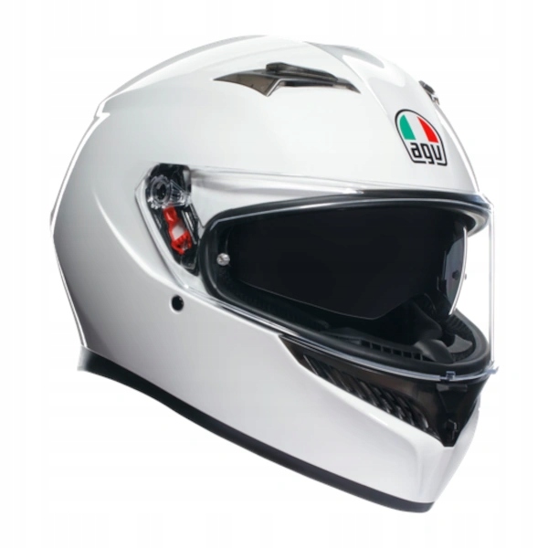 Integrovaná Motocyklová Prilba Agv K3 E2206 Mplk Seta White S Blendou, veľkosť Xs