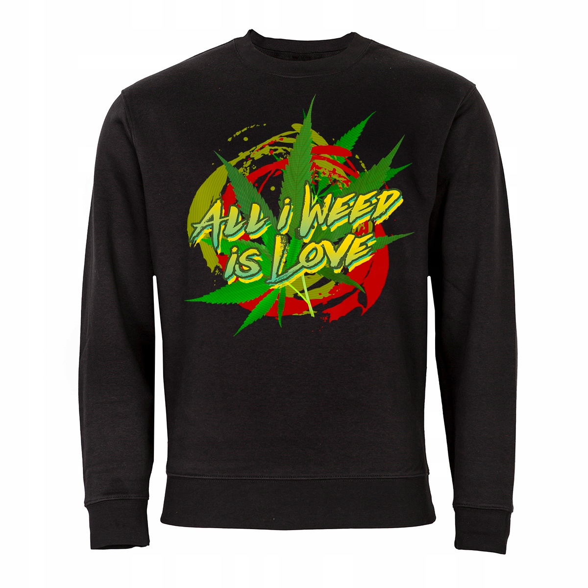 Mikina Marihuana Zielko 420 Cannabis Weed Love