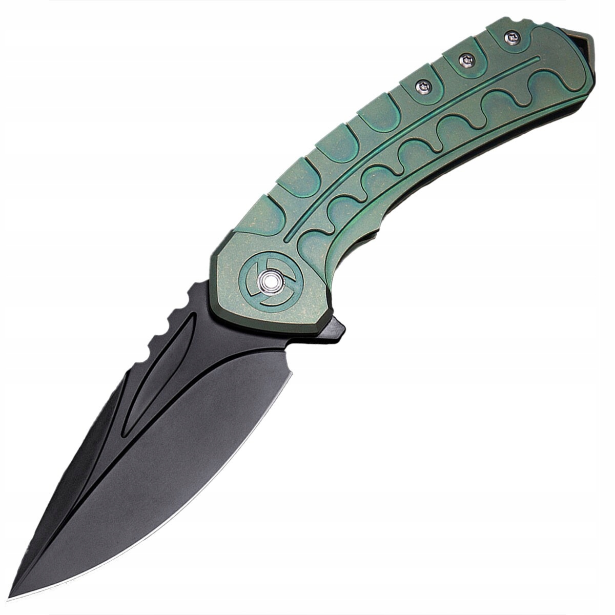Nóż składany Bestech Knives Buwaya Green