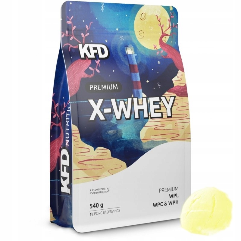 Protein Kfd Premium X-whey Wpc Wph Wpi 540 g, příchuť Vanilková Zmrzlina