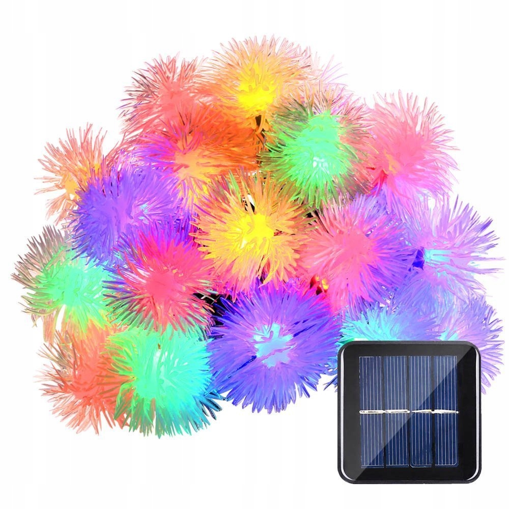 

20 Led 5 M Lampki Solarne Ogrodowe Żarówka Lampa