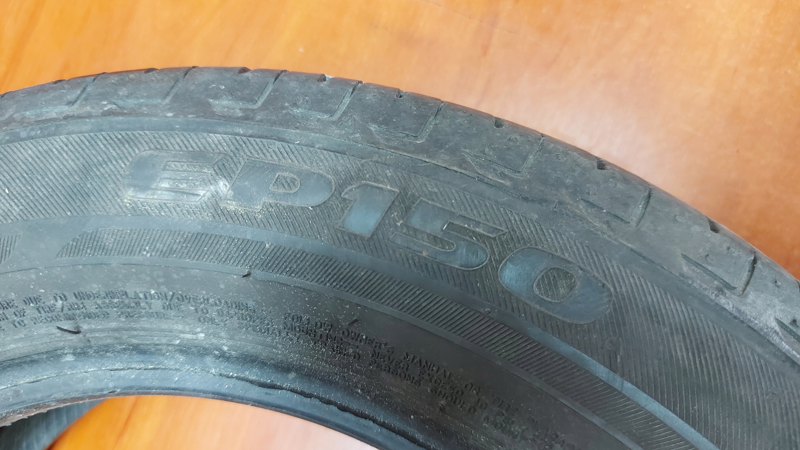 BRIDGESTONE ECOPIA EP150 165/65R14 Gumy letné 5.5mm