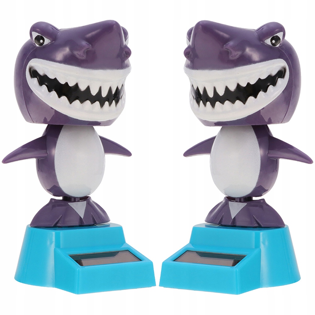 OZDOBA DO SAMOCHODU REKIN WYTRZYMAŁY PLASTIK RUCHOMY DESIGN Długość 11 cm