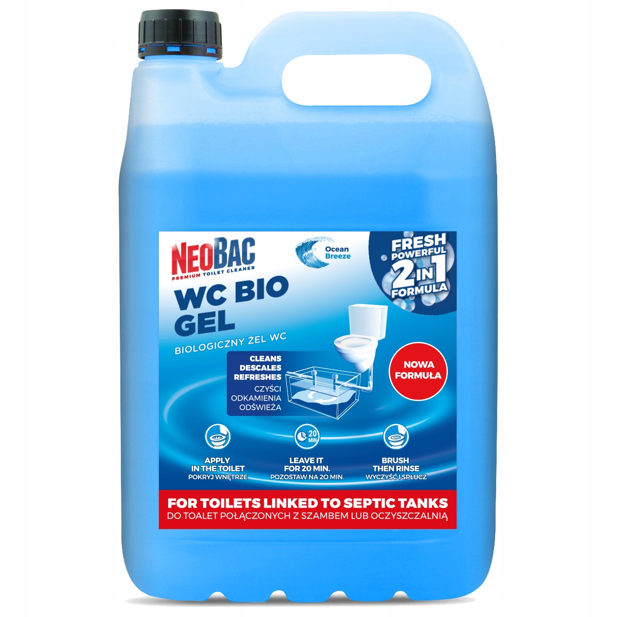 

NeoBac Wc Bio Żel Ekologiczny Żel do Wc Zapas 5000