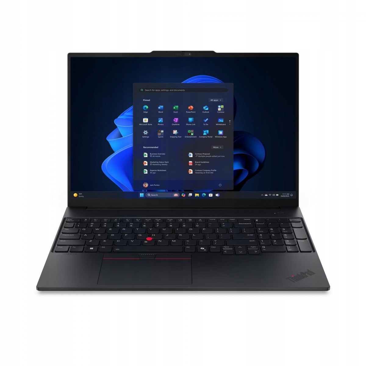 Notebook ThinkPad E16 G3 22AY001SPB W11Pro Ultra 7 256V/16GB/512GB/INT/16.0 W