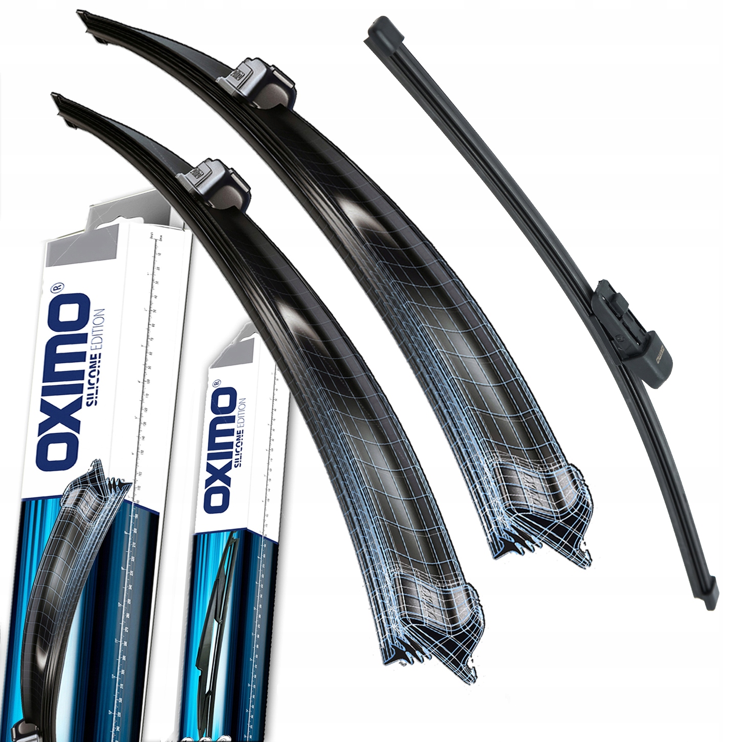 

Wycieraczki komplet przód tył Vw Golf VII 2012-