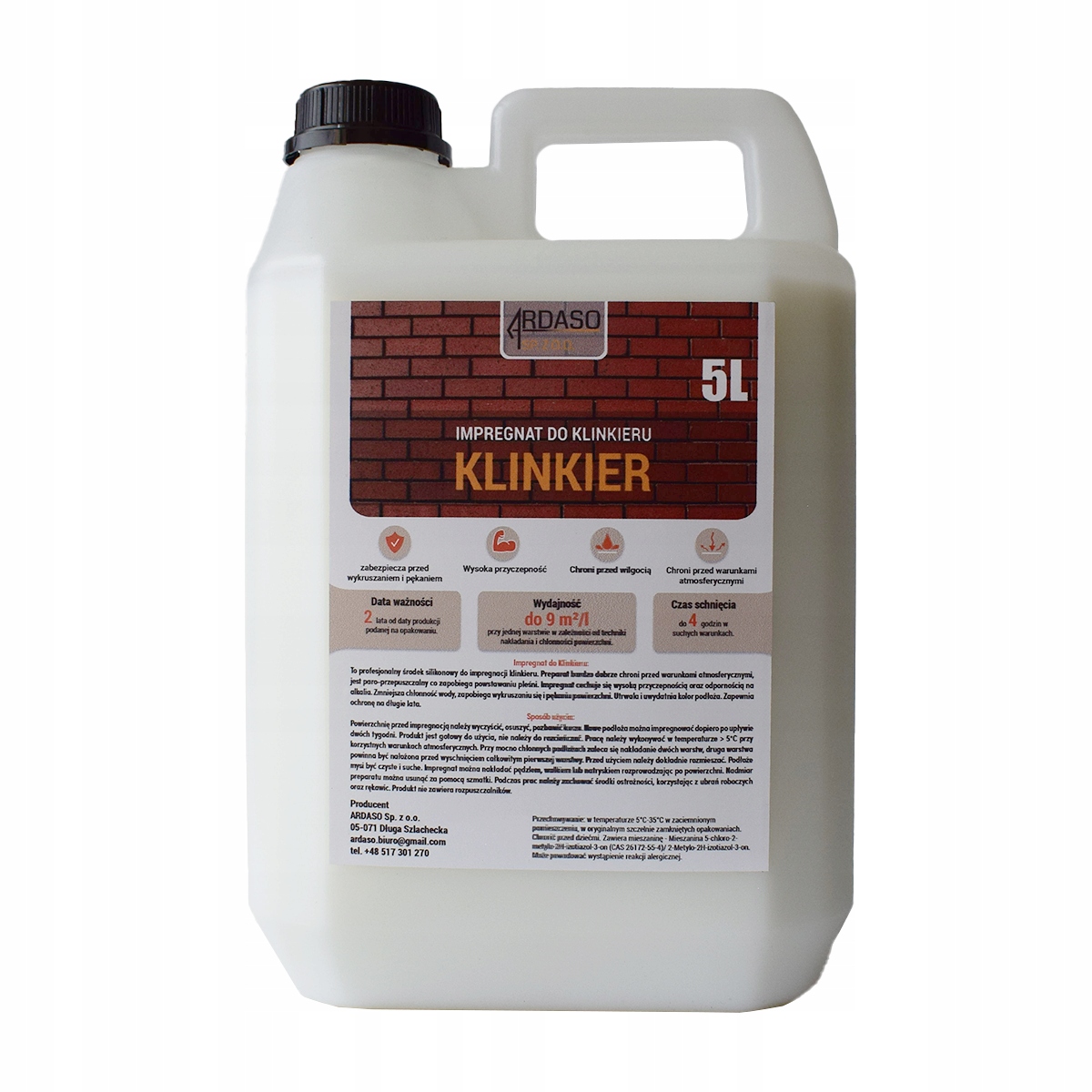 Impregnát na klinker, betonu 10 l