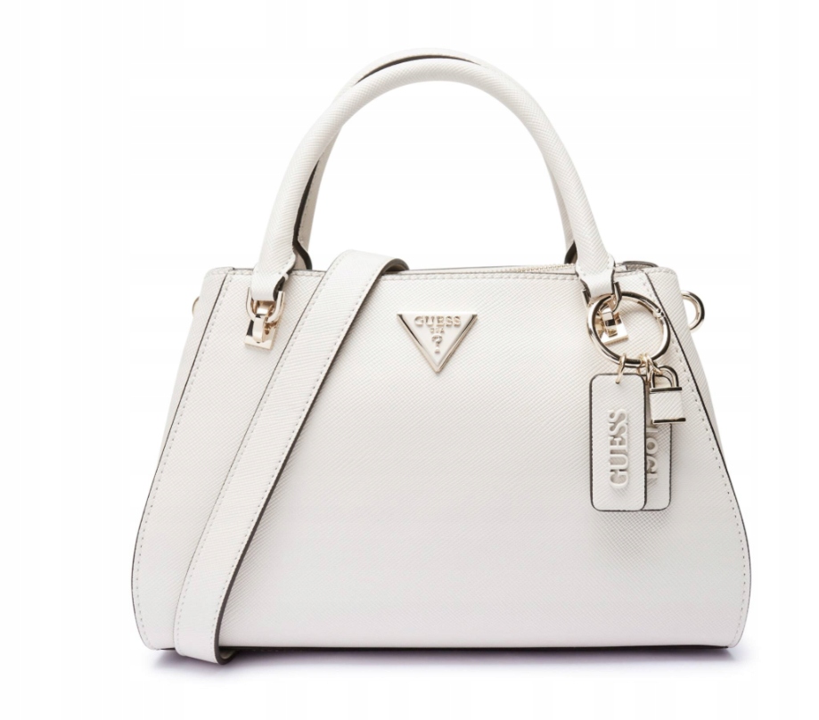 Dámská béžová malá kabelka Guess Kufřík