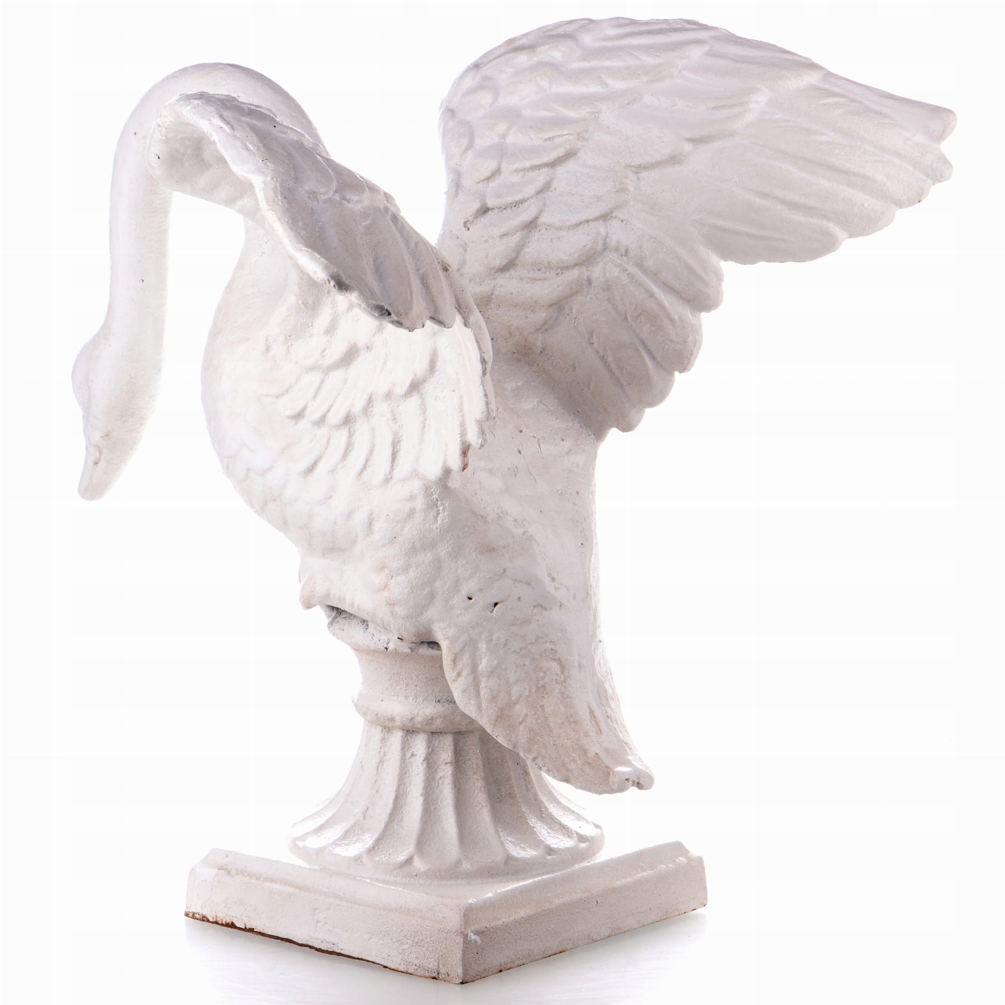 Ozdobny Łabędź Biała Rzeźba do Ogrodu Figura Producent inna