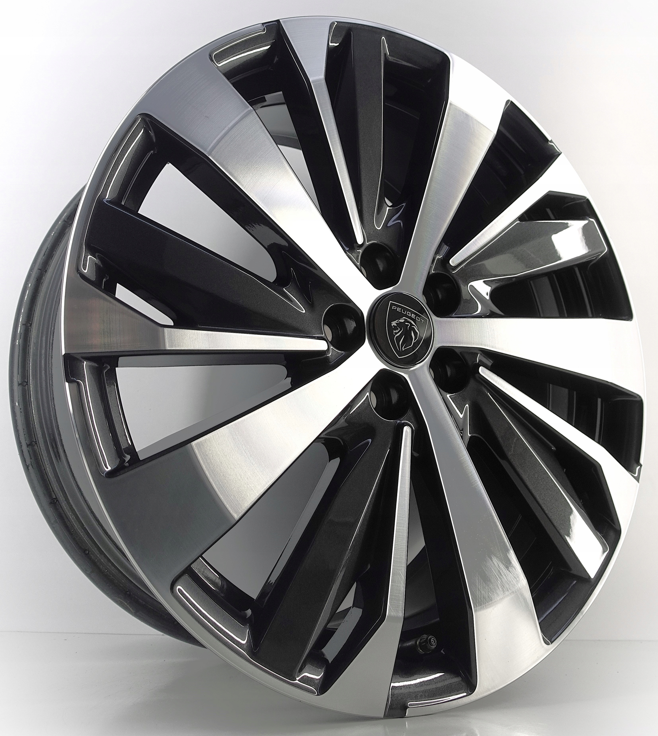 ALUFELGI PEUGEOT 19" 5x108 ORYGINALNE 9809685977 grafit połysk