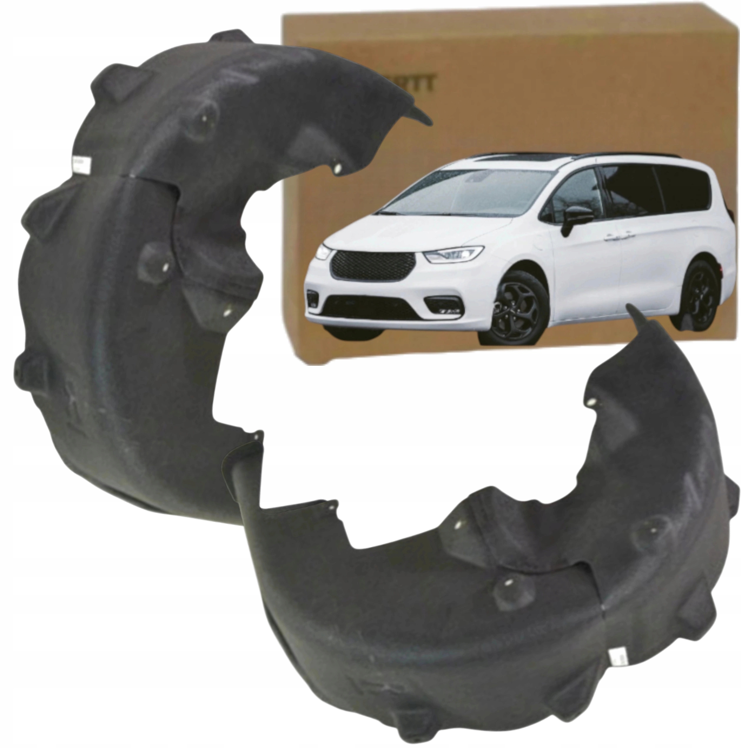 Chrysler Pacifica 2017-2023 Nadkola Pravé Levé přední Tkanina Sada