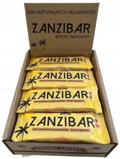 Levně Tyčinka Bio Zdravý Ovocný Bez Přidaného Cukru Vege Karton 20 X 40G Zanzibar