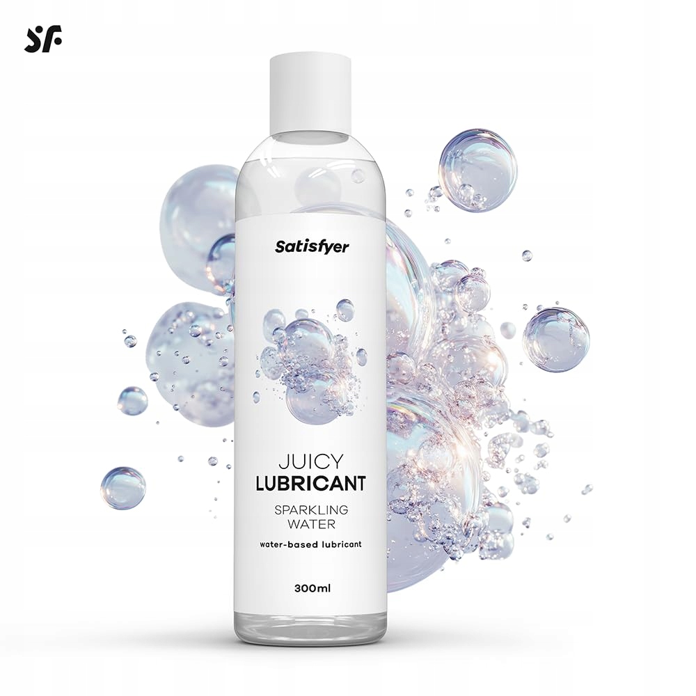 SATISFYER Sparkling Water Lubrykant 300ml Wodny Dla Wrażliwej Skóry — miniatura 2