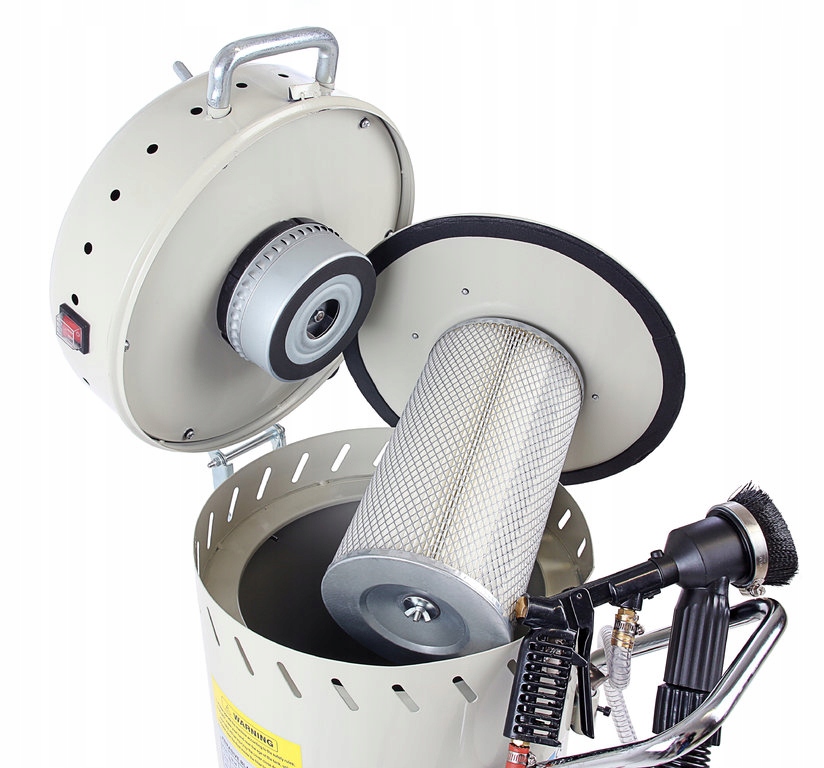 PIASKARKA SYFONOWA BEZPYŁOWA Z ODKURZACZEM 105L Kod producenta 08-1105