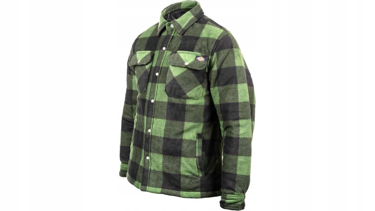 Dickies Zelená Košilová Bunda S Zateplením, Velikost 6BB