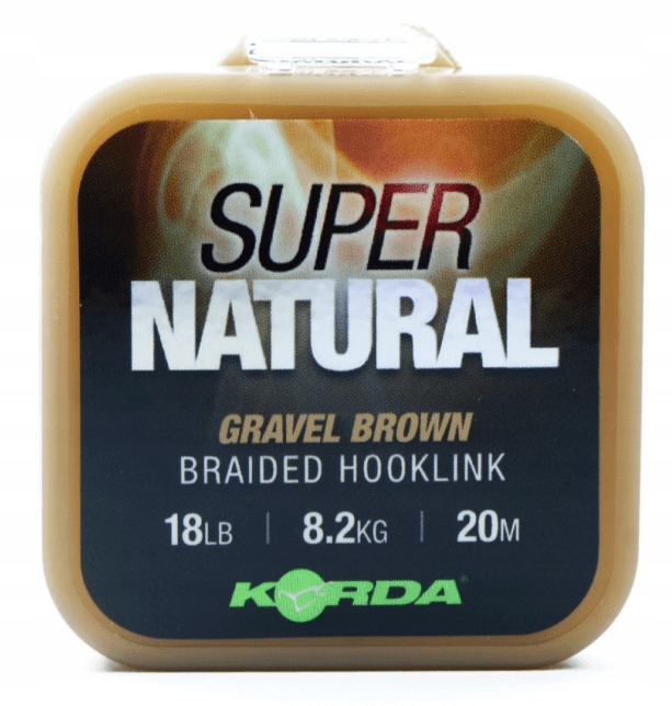 Korda Natural 18lb Gravel Brown plecionka przyponowa