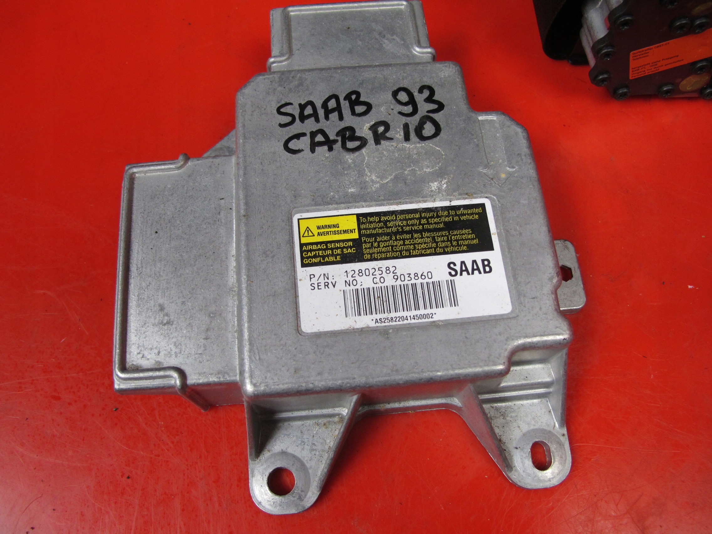 SAAB 93 9-3 II 2 панель консоль Подушки безопасности европа