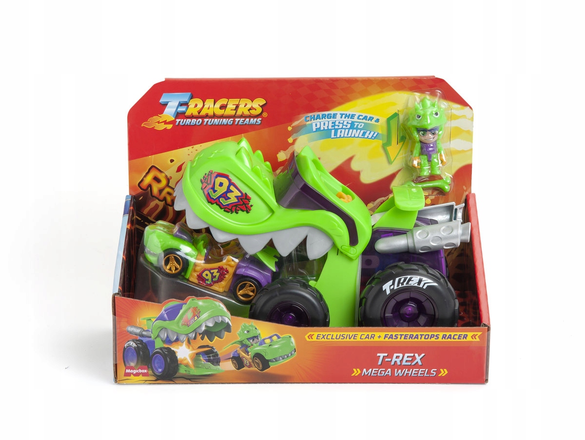 

T-Racers Wheels (T-Rex) Figurka Zestaw