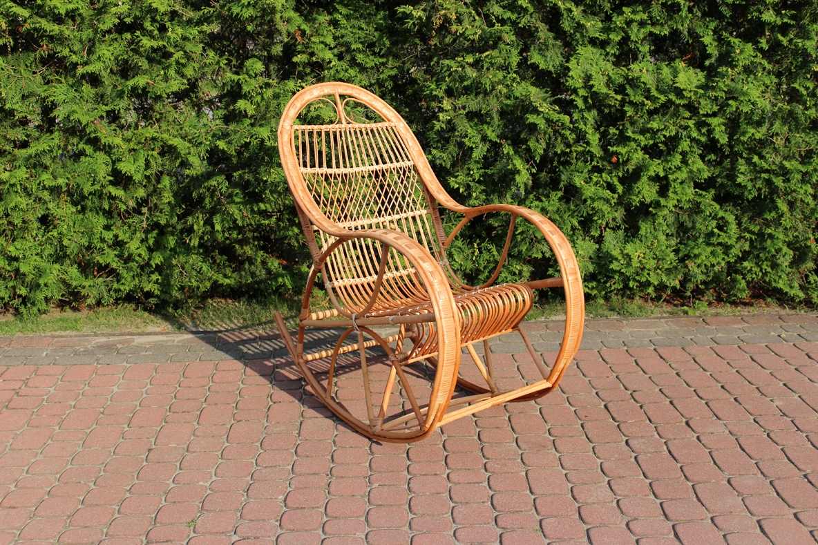 Wiklinowy fotel bujany POLSKI fotel NA PREZENT Kod producenta 0015