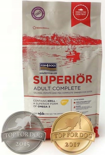 FISH4DOGS Superior Adult (velké plemeno) 12 kg