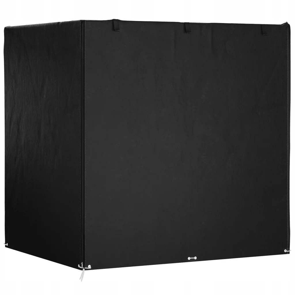 Obal na zahradní houpačku Pe, odolný vůči Uv záření, 220 x 177 x 220 cm, černý