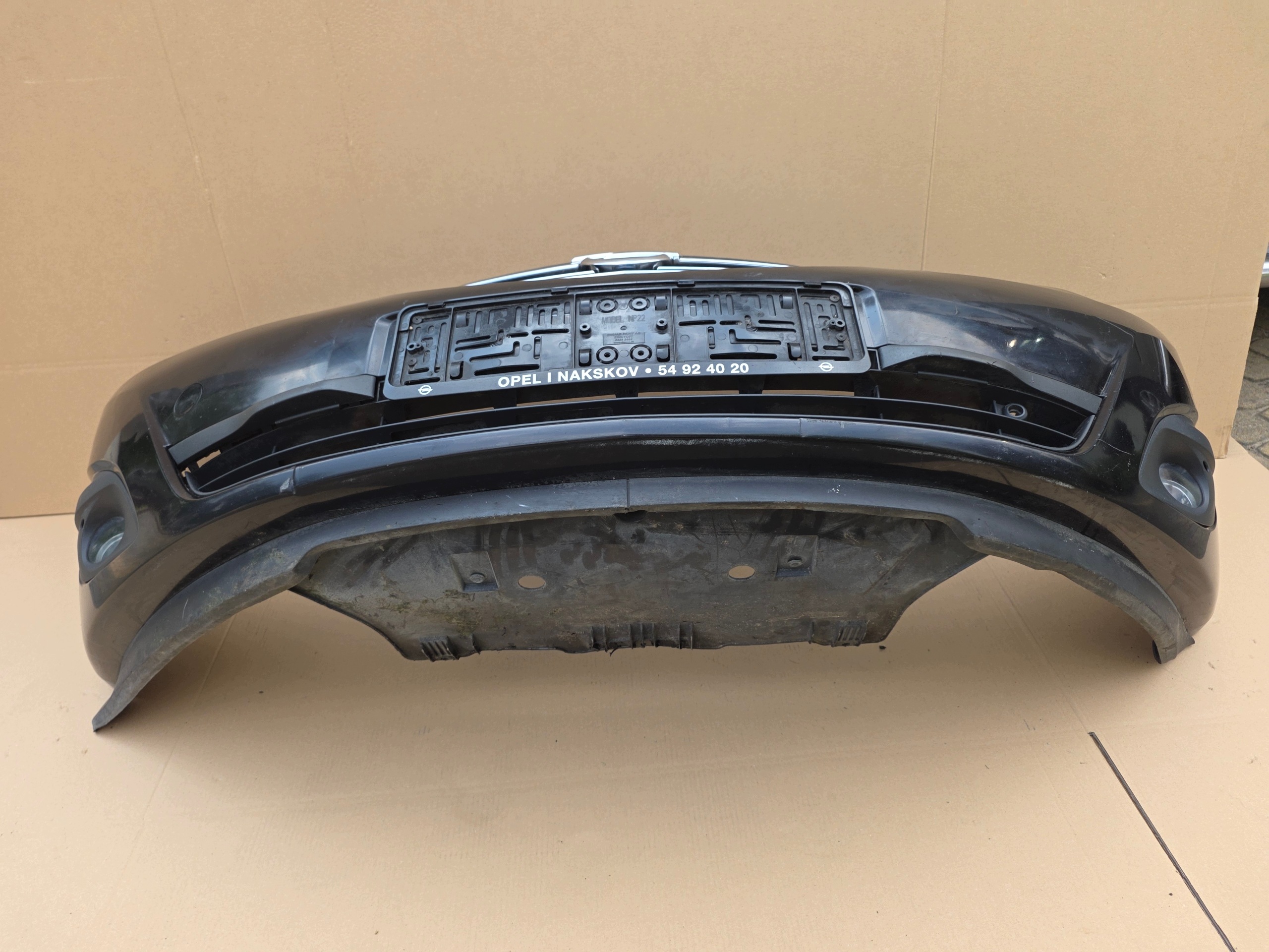 bumper front front OPEL MERIVA B 10-13 grille complete