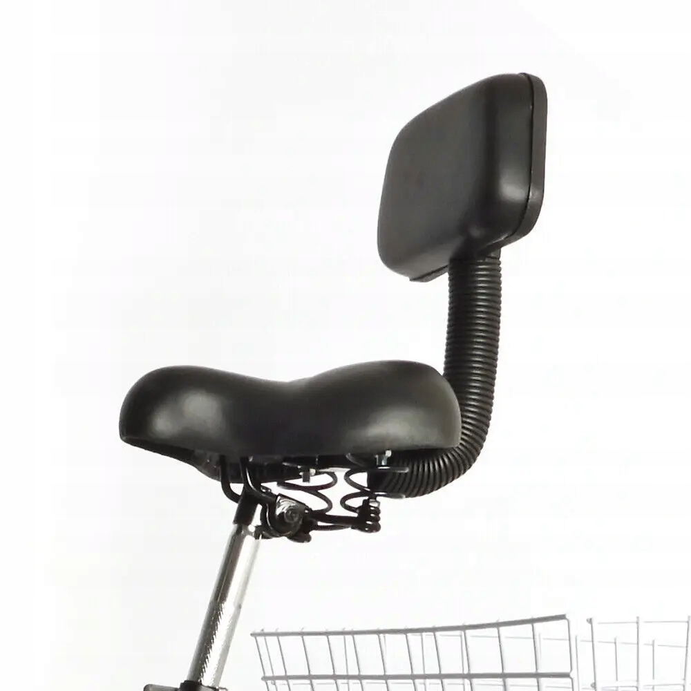 ROWER TRÓJKOŁOWY CZARNY 24 CALE KOSZYK DLA DOROSŁYCH Model WK0046