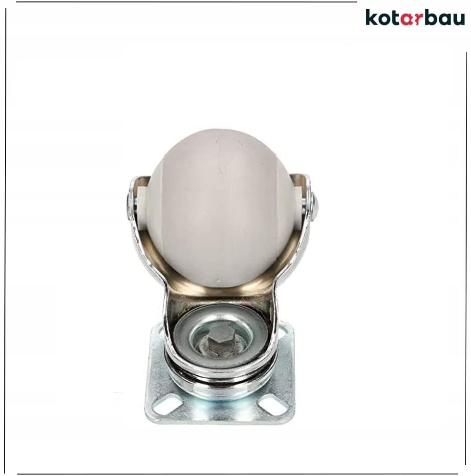 ZESTAW KÓŁKO OBROTOWE MEBLOWE GUMOWE FI40 4 SZT Rodzaj bez hamulca