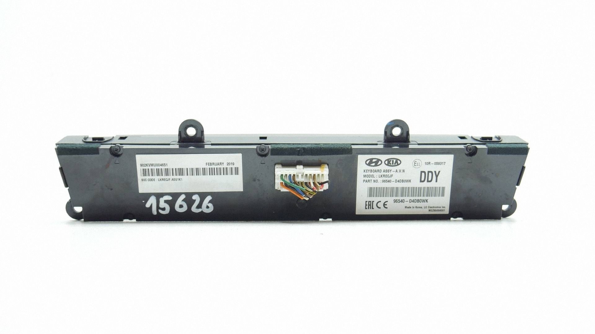 PANEL switch RADIA navigation devices KIA OPTIMA IV LIFT 96540-D4DB0WK