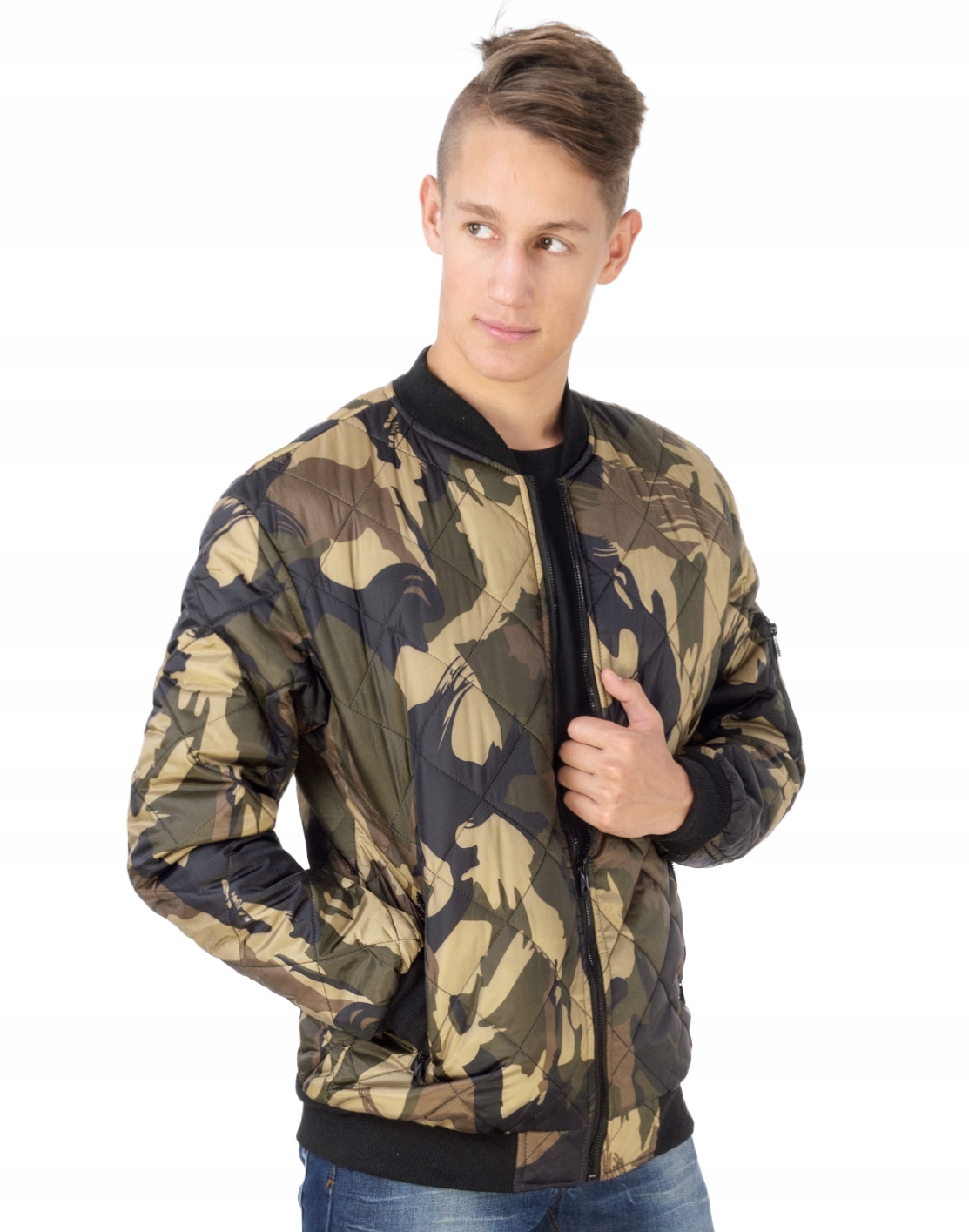 

Ocieplana Kurtka Męska Bomberka Moro Army MY06 r M