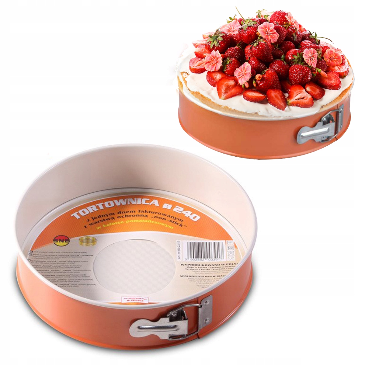 

Forma do Pieczenia Ciast Deserów 24cm Tortownica