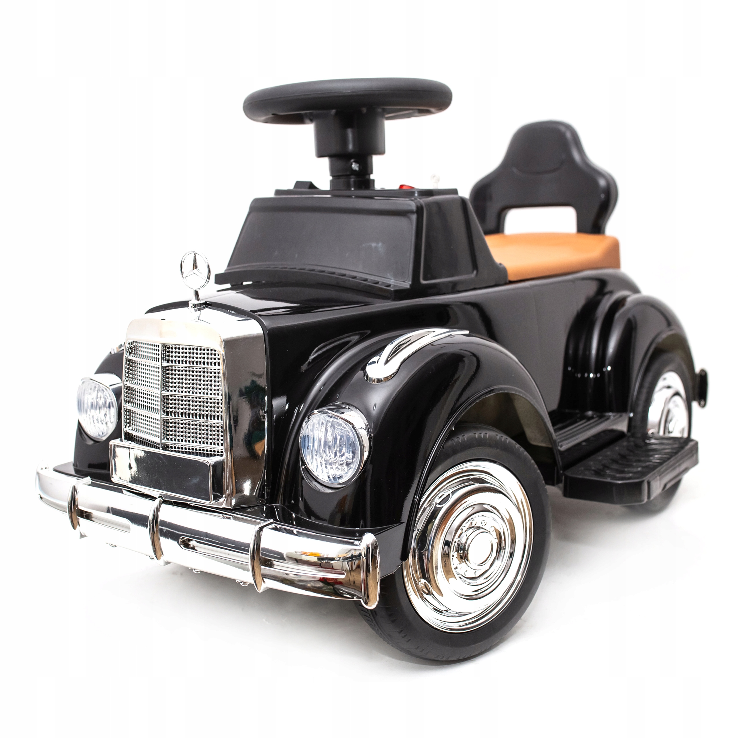 Retro Jeździk Mercedes na Akumulator z Pilotem