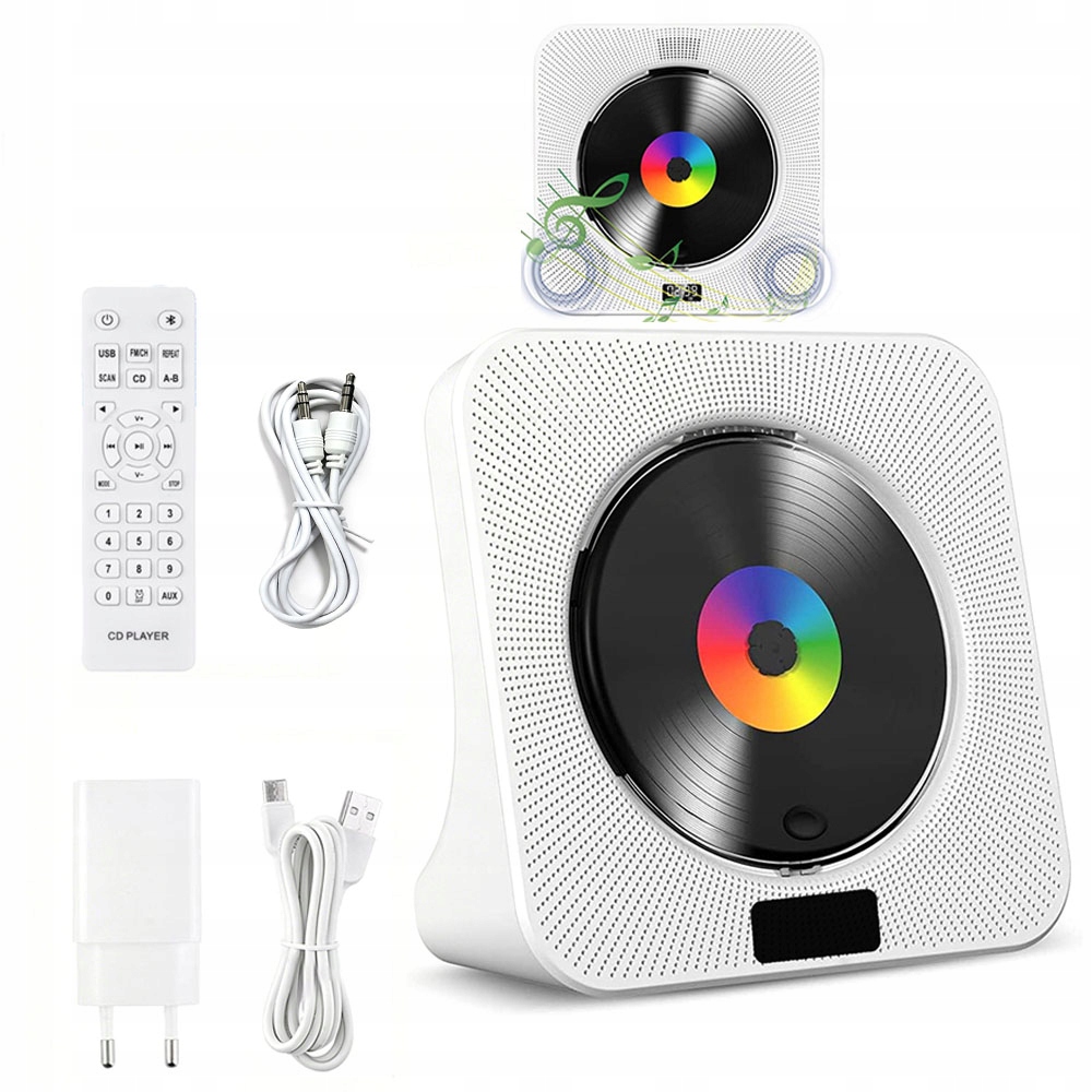 Přenosný Přehrávač CD MP3 Bluetooth Usb S Dálkovým Ovládáním