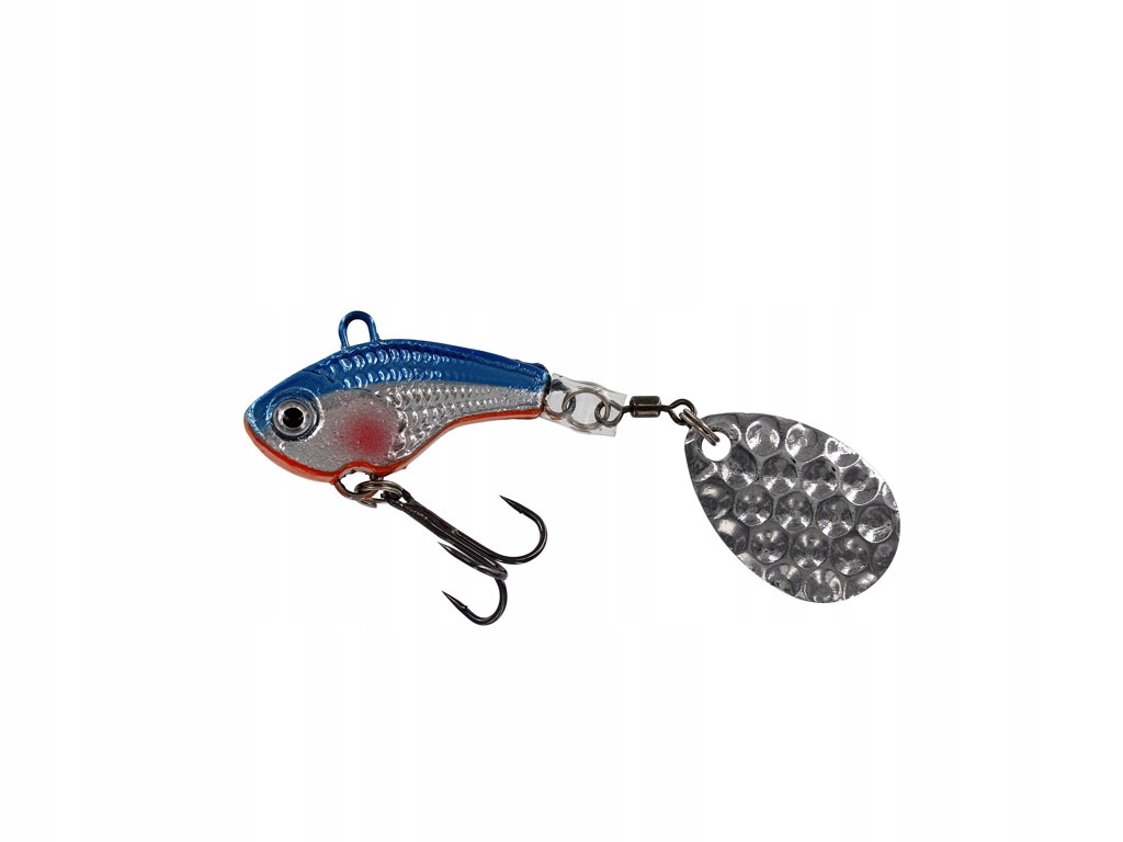 Kinetic Imp Tail Spin wirujący ogonek 11g Blue Silver