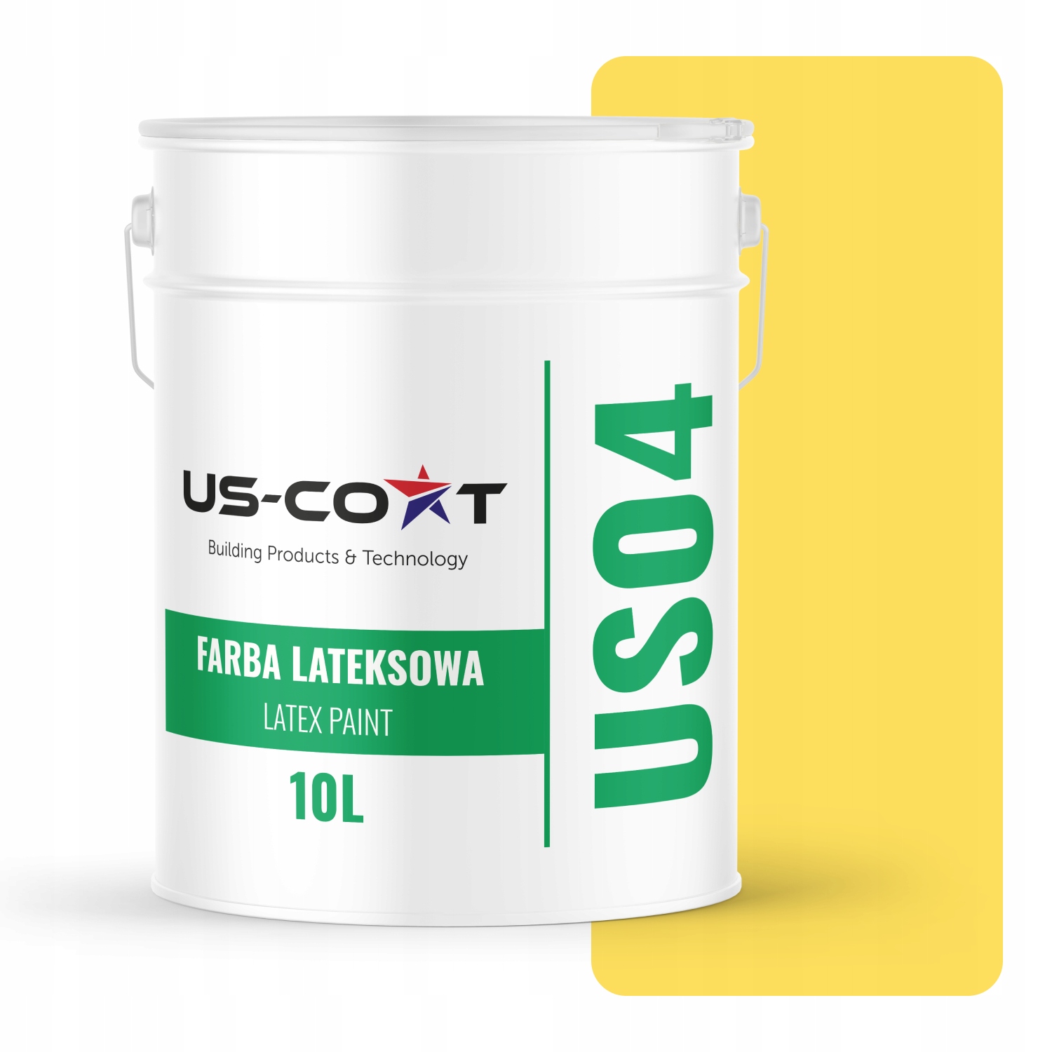 Latexová Farba Na Stenu Farba Žltá H6872 10L Hlboká Matná Na Steny Stropov