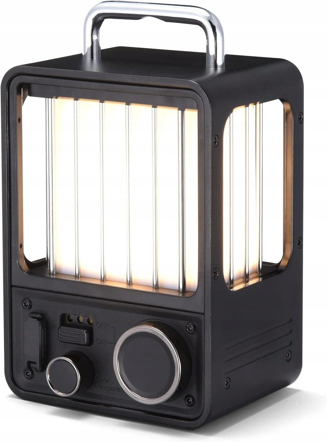 LATARNIA LAMPA KEMPINGOWA OGRODOWA VINTAGE AKUMULATOR 4000 MAH USB-C LED