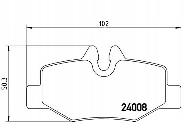 Brembo Brzdové Destičky Mercedes Vito 03- Z Ciuj. Vy Asistent řidiče #28