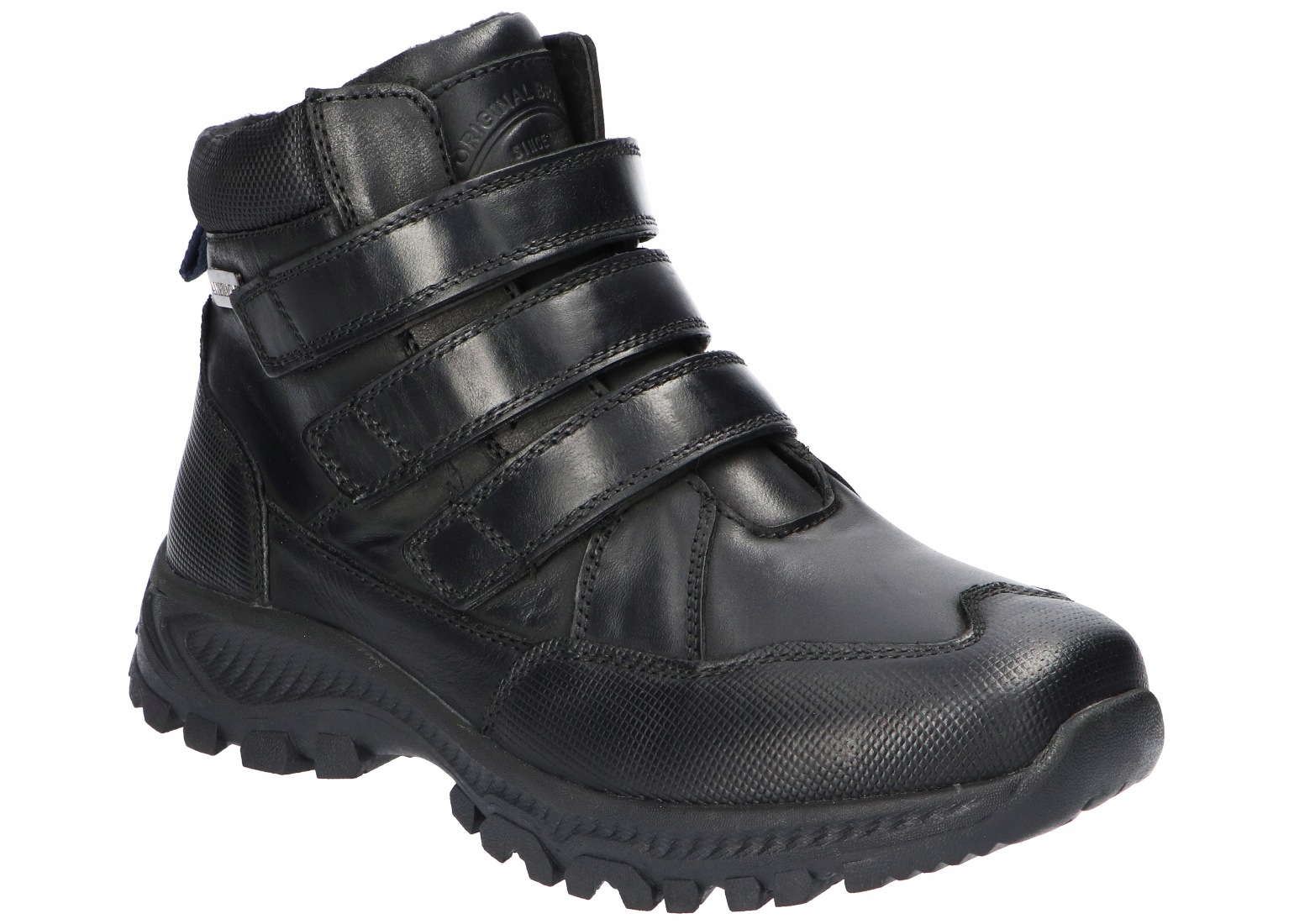 American CY209L Zateplené Trekové Boty Traperky Zimní Boty Kožené Suché Zipy B 39