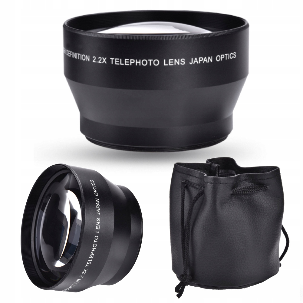 Uniwersalny Obiektyw 67MM 2,2X Telekonwerter Do Lustrzanek Cyfrowych Dslr