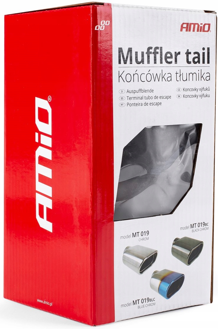 KOŃCÓWKA WYDECHU TŁUMIKA GRAFIT CHROM EAN (GTIN) 5903293021965