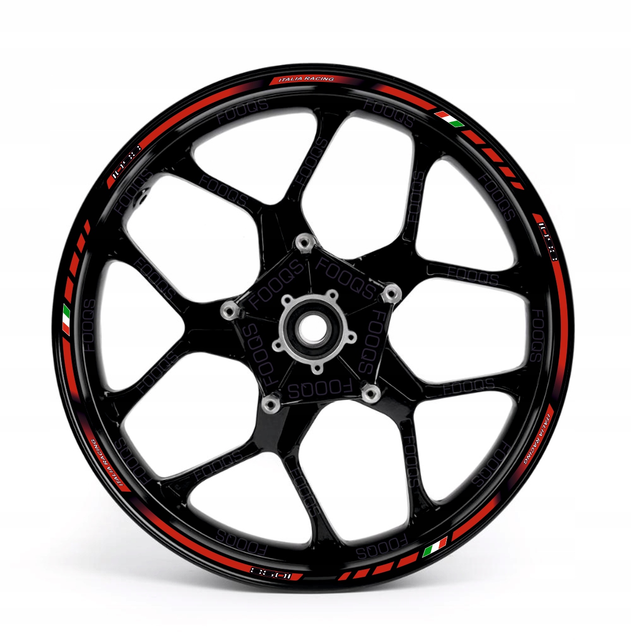 Samolepky Na Ráfky Juula Pro DUCATI-1098 Červené 2