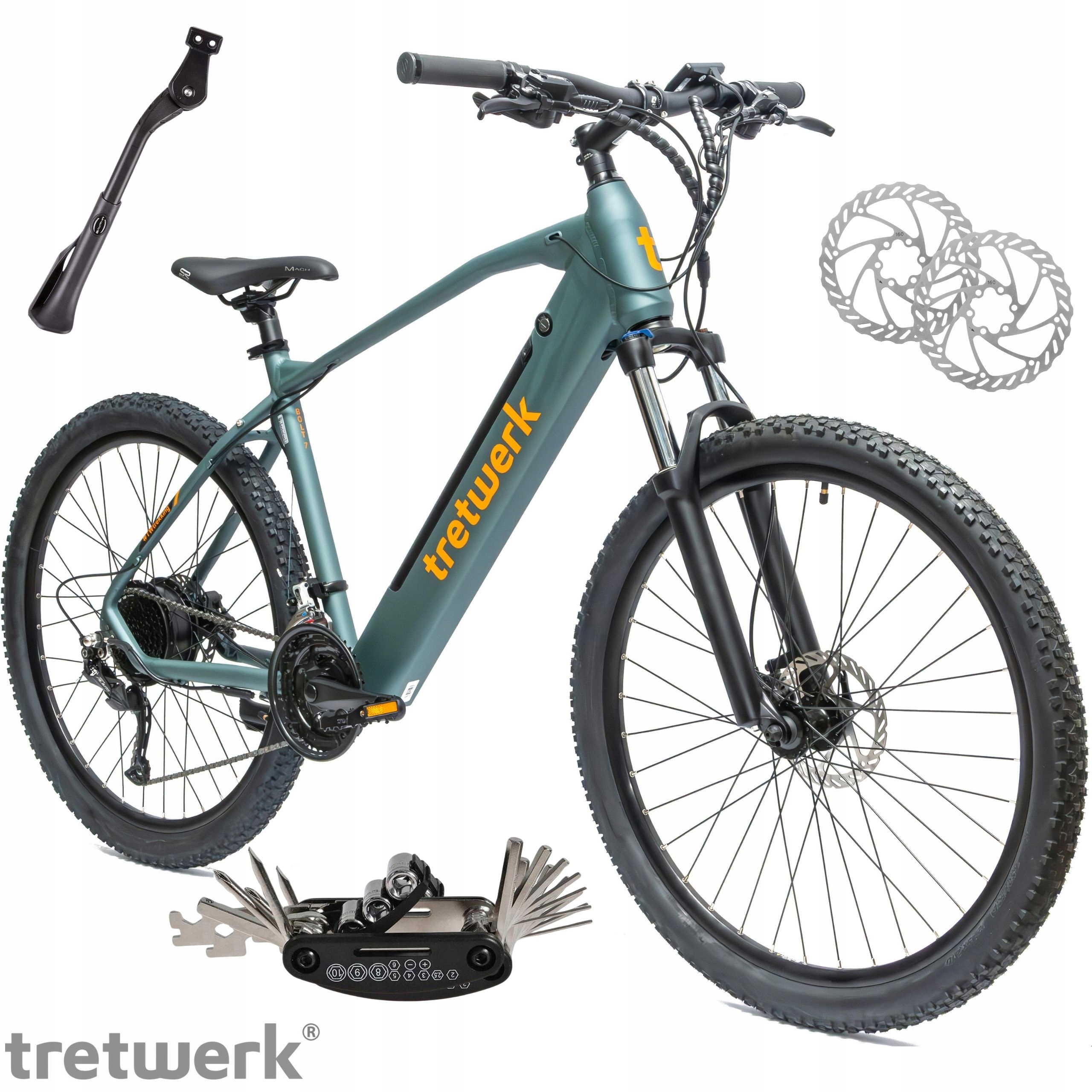 Elektrokolo Pánské Dámské horské kolo 27,5" Mtb Shimano Alivio 250 W LCD