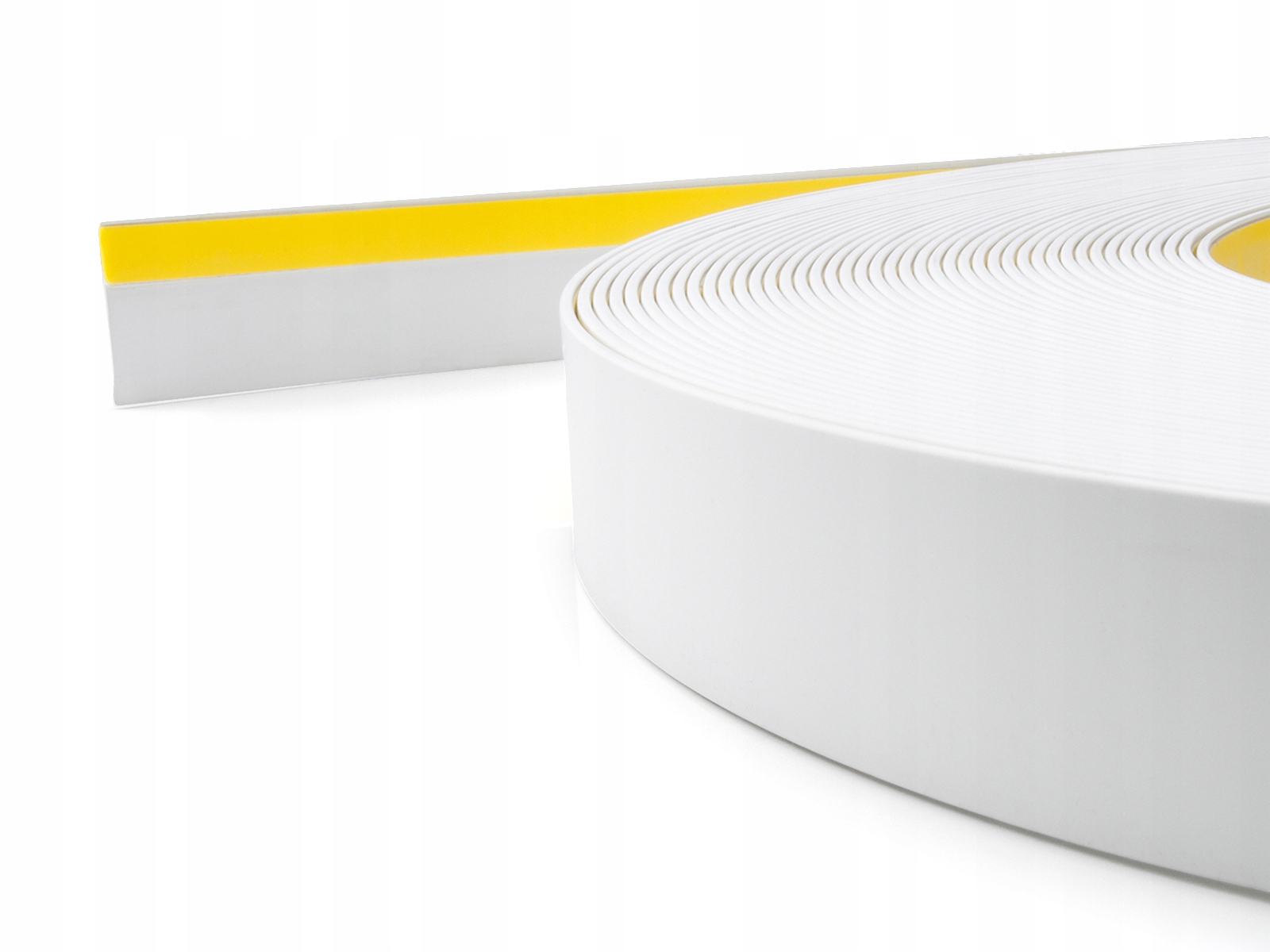 Maskovací lišta Plochá Okenní 50 mm Bílá Pvc 15 m