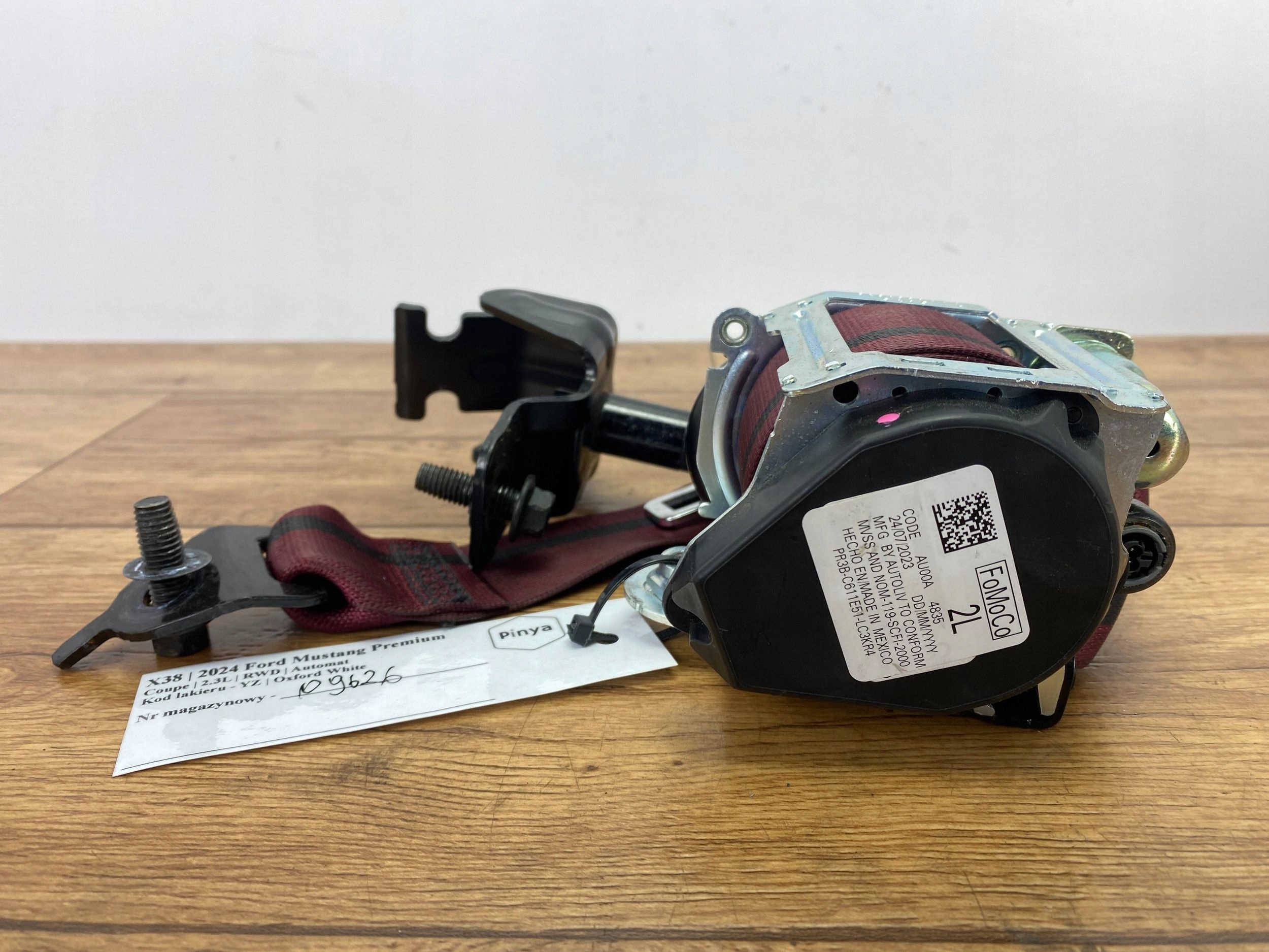 hinten Gurten Sicherheits links Ford Mustang VII MK7 2024+