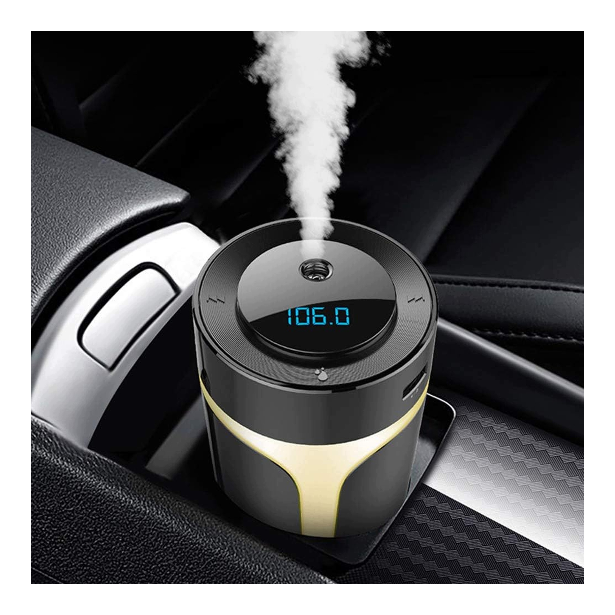 Zvlhčovač vzduchu do auta Přehrávač MP3 Vysílač Fm Bluetooth Usb
