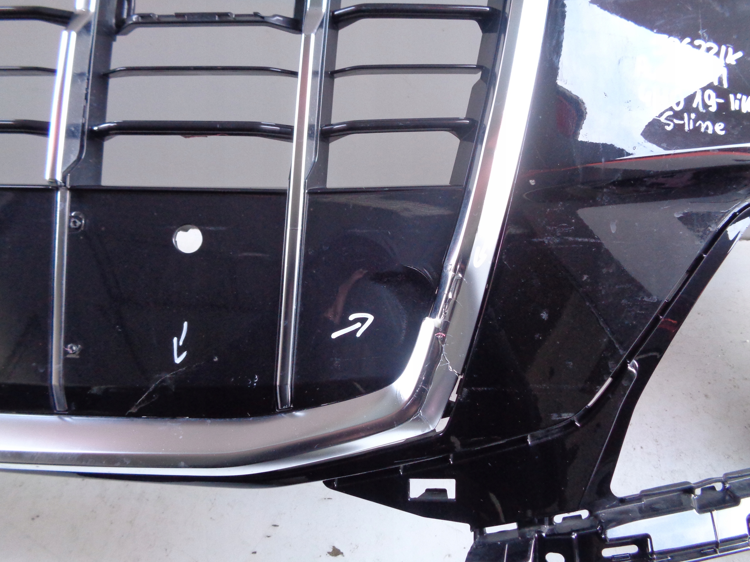 front bumper AUDI Q7 II 4M 4M0 19- LIFT S-LINE NR 50622