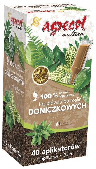 Organické Hnojivo Pro Pokojové Rostliny Agrecol Aplikátor 40 X 35 ML