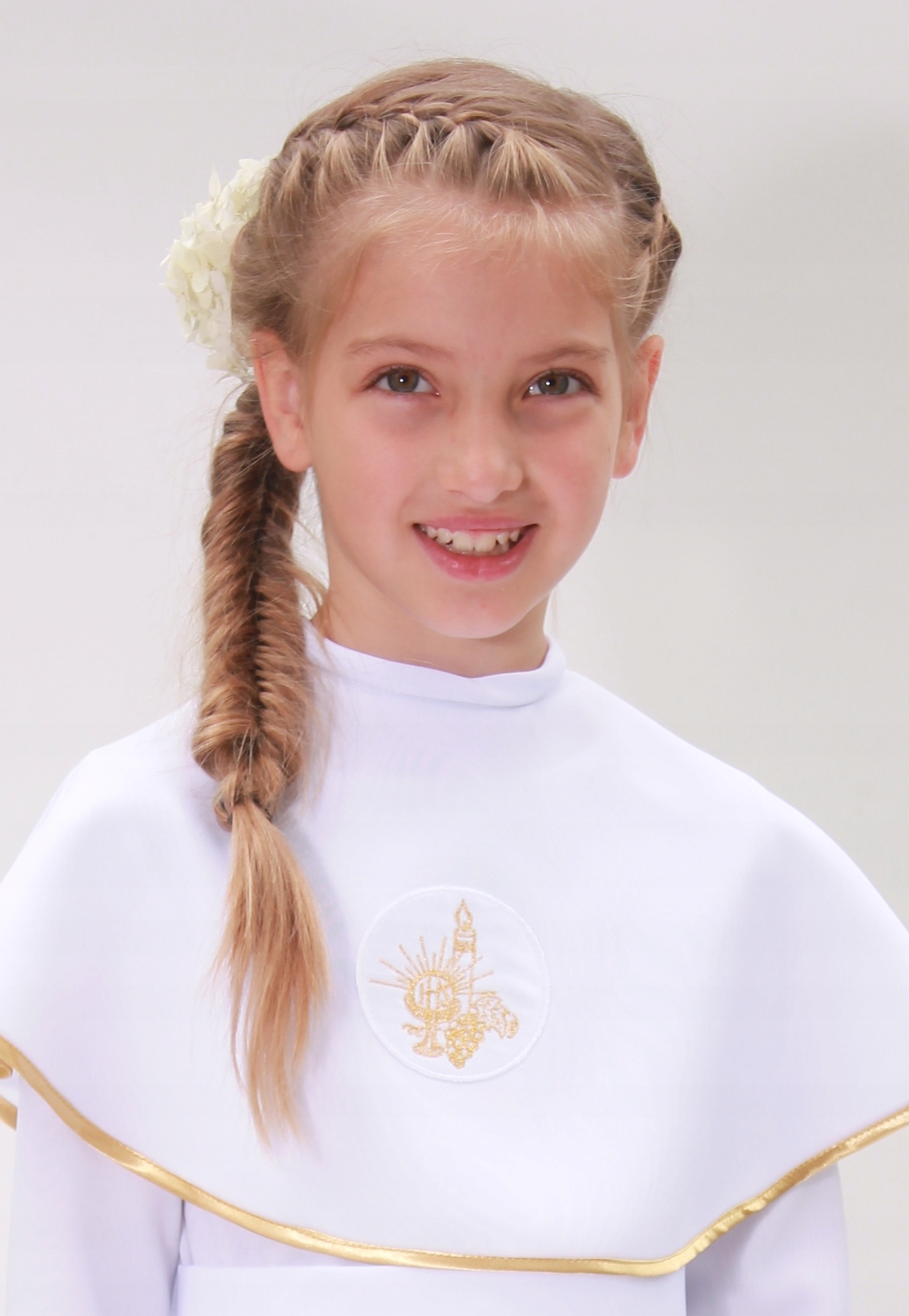 Alba komunijna dziewczęca SOMIR II rozm.164 XXL Waga produktu z opakowaniem jednostkowym 1.5 kg